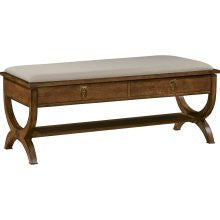 Ty Pennington Bed Bench with Chestnut Finish