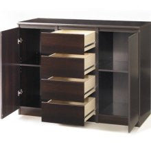 Tvilum 7621820 Helen Sideboard w/ Doors & Drawers