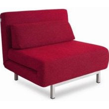 New Spec Sofa Bed 04 Single Chair Bed in Red