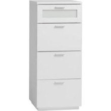 D-Scan Metropolitan Heights Tall 4-Drawer Chest, White