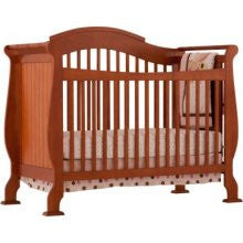 Valentia Cognac Fixed Side Convertible Crib