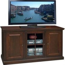Legends Furniture Roosevelt Park 55.5" TV Stand in Brown Cherry