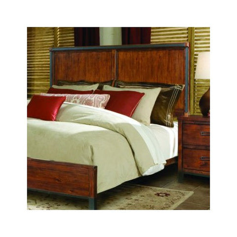 Rustic Lodge Distressed Panel Headboard by kathy ireland Home by Vaughan | 652-26H / 652-25H
