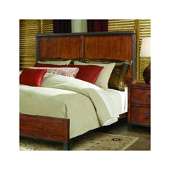 Rustic Lodge Distressed Panel Headboard by kathy ireland Home by Vaughan | 652-26H / 652-25H