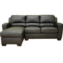 Leather Sofa Set in Black Wholesale Interiors - LS30251