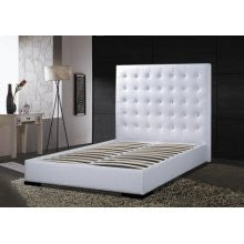 DG Casa 1155-CK-WHT Delano Series California King Size Bed: