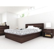 Sonax Manning Full Platform Bed in Ebony Pecan