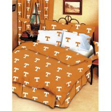 College Covers TENBBQUW Tennessee Bed in A Bag Queen- with White Sheets