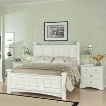 Najarian Furniture Palazzo Poster Bedroom Set in White
