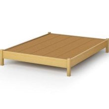Queen Size Platform Bed - Step One - South Shore Furniture - 3013203