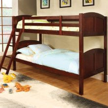 Blake Twin/Twin Bunk Bed in Cherry Hokku Designs