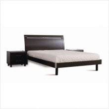 Hokku Designs Lido Bed in Wenge