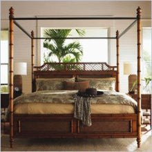 Tommy Bahama Home Island Estate West Indies Queen Size Bed by Lexington Home Brands