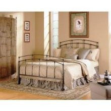 Fashion Bed Group Fenton Iron Bed Twin Black Walnut