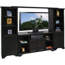 Legends Furniture Newport Entertainment Center in Brown Cherry