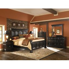 Pulaski Brookfield Queen Panel Bed in Ebony Finish - 993170QCB