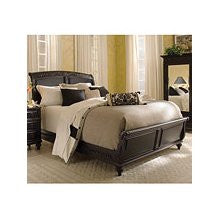 Laura Ashley Sturlyn Sleigh Bed (Onyx) (King) by Kincaid