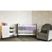 Billy by Nurseryworks Twinkle 3-in-1 Crib - White/Espresso