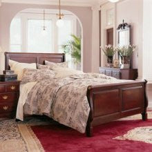 Kincaid Furniture Carriage House Wood Sleigh Bed King Cherry