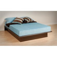 Prepac Platform Bed in Full or Queen Size (Espresso) Eb (EBD-5475, EBQ-6080)
