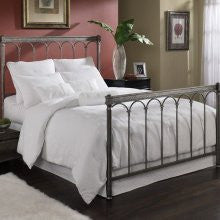 Fashion Bed Group Romano Iron Bed King Gleam